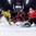 COLOGNE, GERMANY - MAY 21: Canada's Calvin Pickard #31 makes the save while Colton Parayko #12 keeps close watch on Sweden's Alexander Edler #24 during gold medal game action at the 2017 IIHF Ice Hockey World Championship. (Photo by Andre Ringuette/HHOF-IIHF Images)


